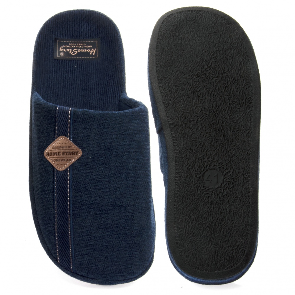 Тапки домашние Home Story 251876-7 р.41 синий