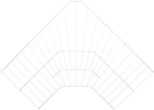 Полка угловая Kolchuga 600x306 мм белый