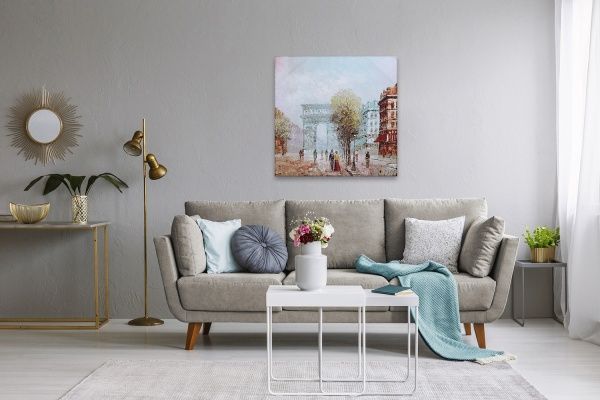 Репродукція Old Paris 1 80x80 см 