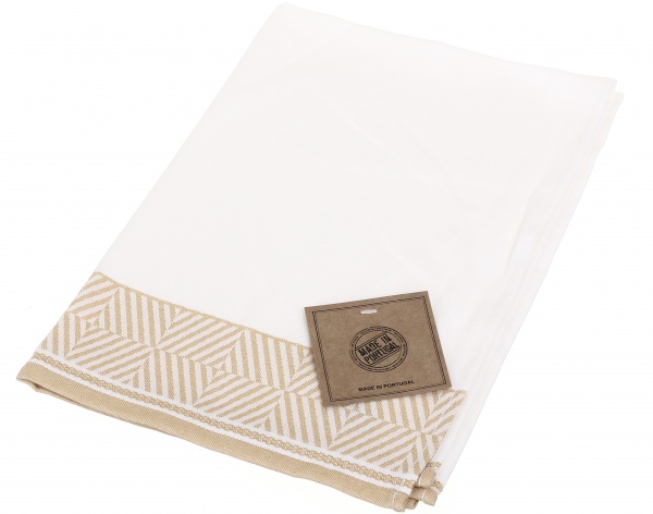 Полотенце кухонное Porto 50x70 см белый с желтым Sous Dias 