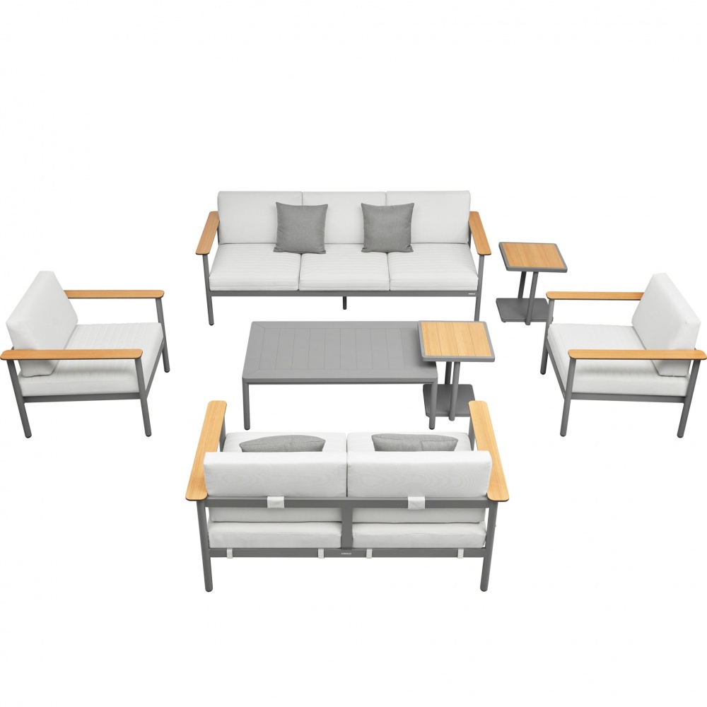 Комплект меблів HIGOLD NOLA сірий/коричневий