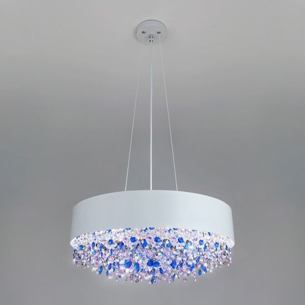 Люстра підвісна Strotskis Elisa 4x60 Вт E14 хром/білий 286/4 