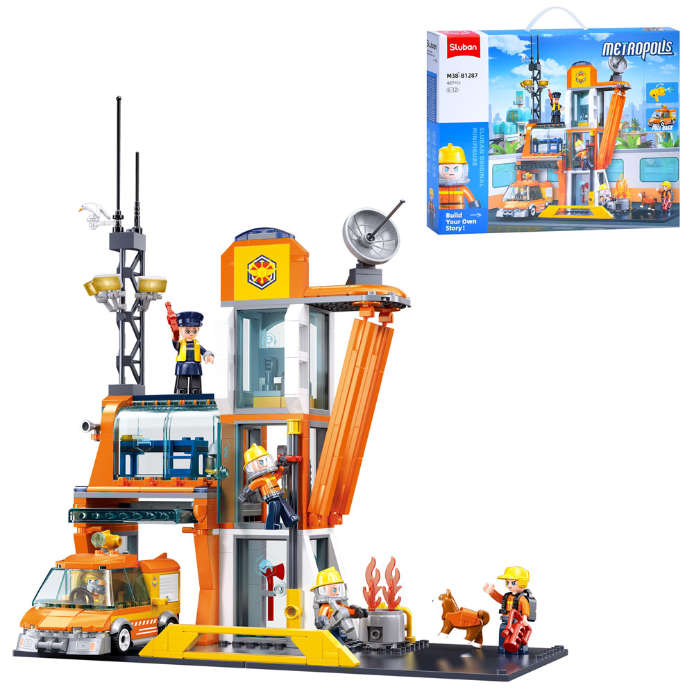 Конструктор Sluban Пожежна частина M38-B1287