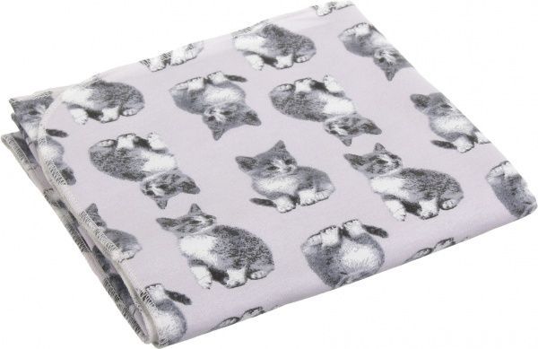 Простынь Фламинго Китята 95x85 см серый 421-310-8 
