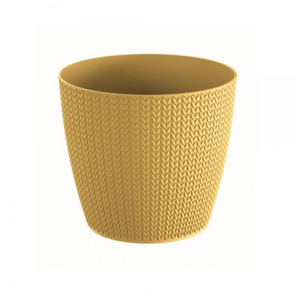 Горщик для квітів Prosperplast WHEATY 160 мм круглий 3,4л гірчичний (26231-117) 