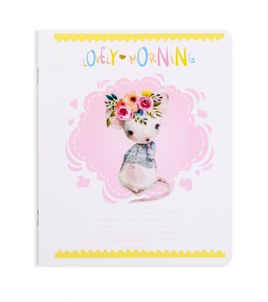 Комплект зошитів Дитяча акварель 12 аркушів у клітинку 25 шт. Поділля