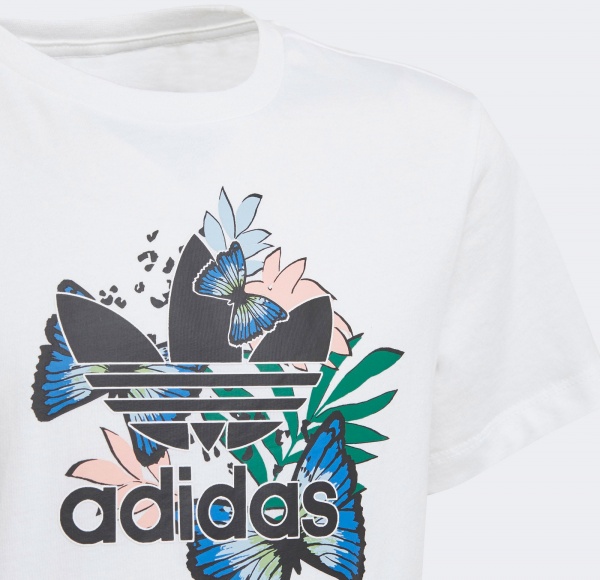 Футболка Adidas TEE H22603 р.158 білий