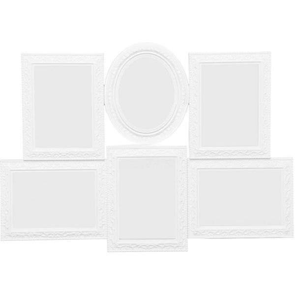 Колаж Класика 6 шт. білий 13х18 см 