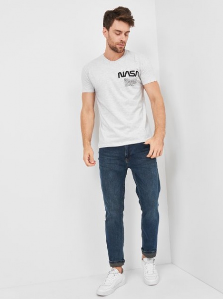 Футболка Sol's IMPERIAL 190 NASA WORM 11500300/81XXL р.XXL сірий