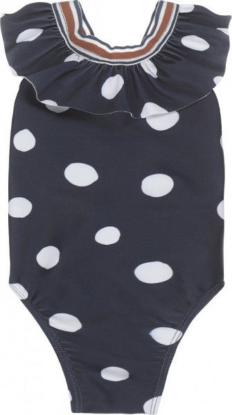 Купальник для девочек Dirkje р.98–104 синий T47501-3521 