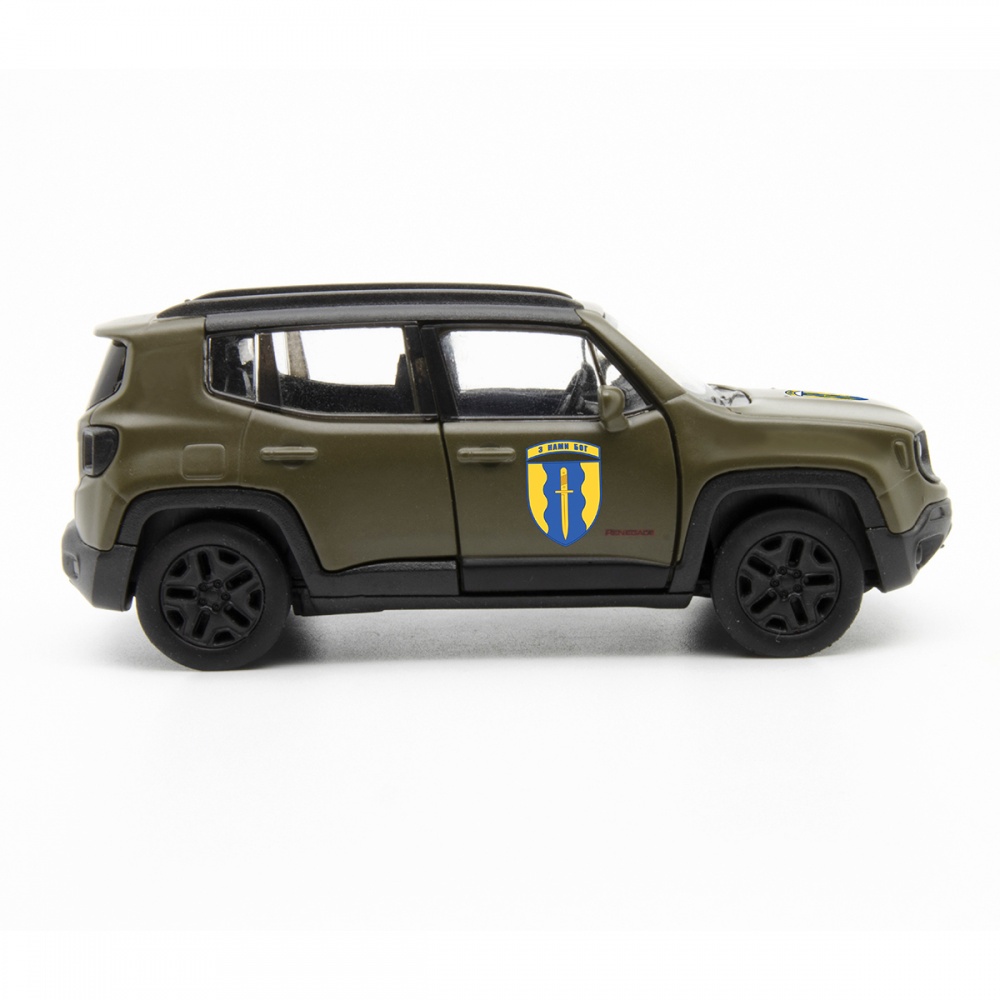 Автомодель TechnoDrive 1:32 серии Шевроны Героев Jeep Renegade Trailhawk Айдар 250351W