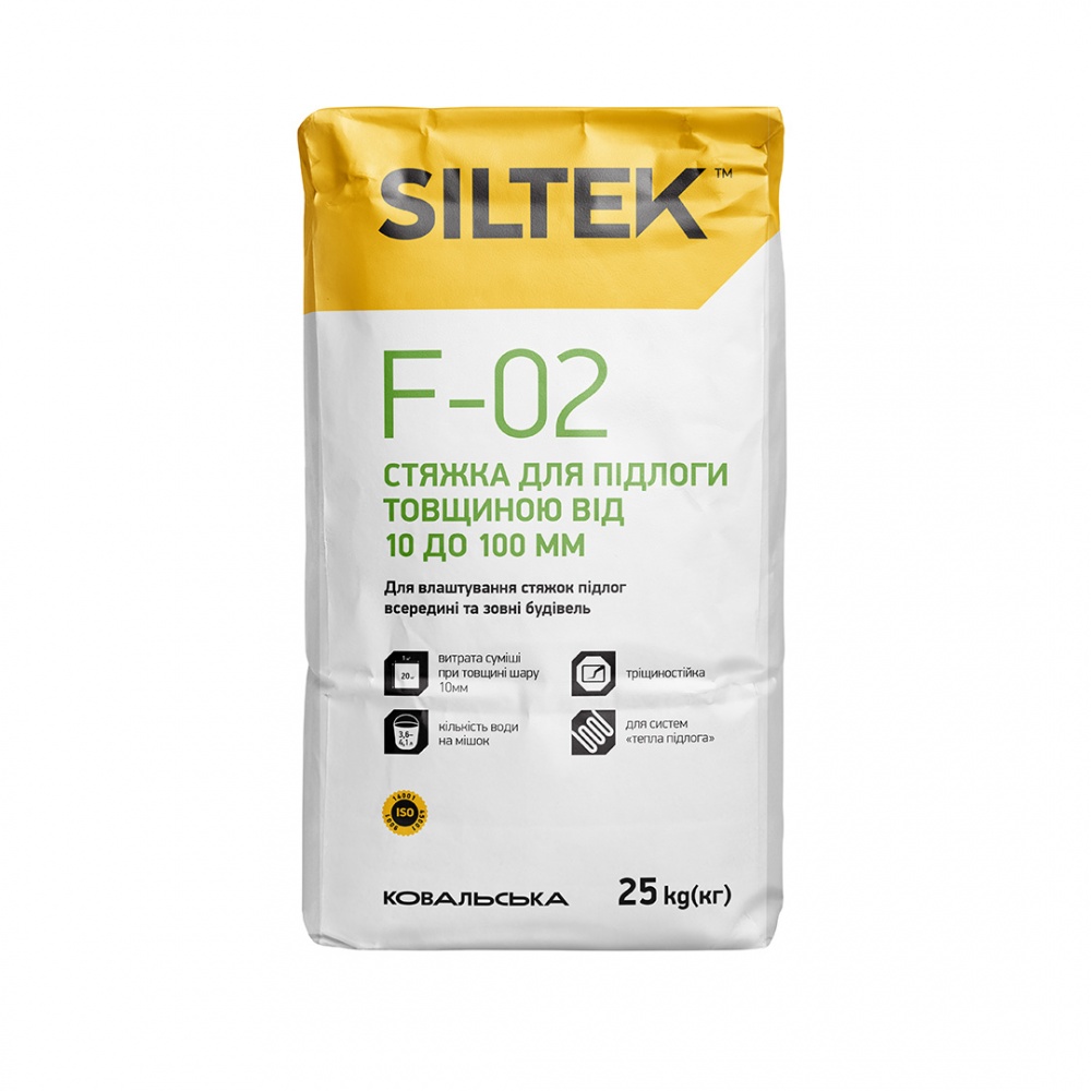 Стяжка для підлоги Siltek (товщина 10-100 мм) 25кг
