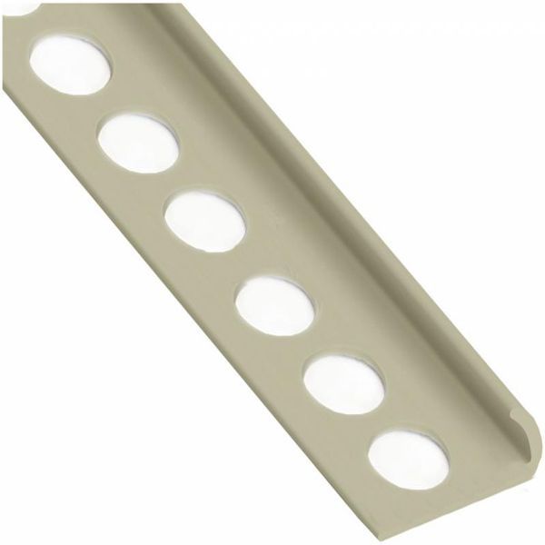 Уголок для плитки TIS внешний ПВХ 80,23,0249 9 мм 2,5м светло-бежевый 