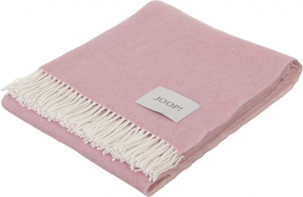 Плед SENS.DF Nude Kreide 130x180 см бело-розовый Billerbeck 