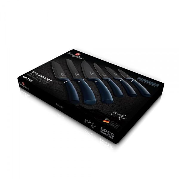 Набір ножів Metallic Line AQUAMARINE Edition 6 предметів BH 2514 Berlinger