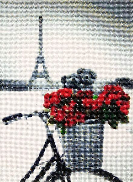 Набір для творчості зі стразами на підрамнику Вічна мрія 30х40 Діамантові ручки 