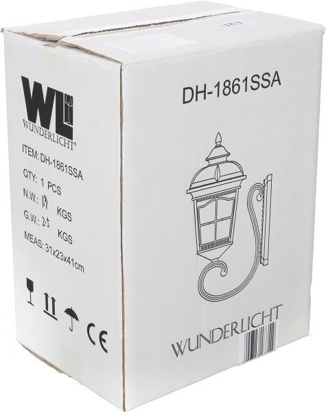 Светильник садовый WunderLicht E27 100 Вт IP44 WT-1861SSA 