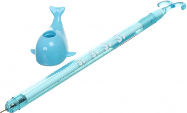 Ручка гелевая Кашалот голубая 