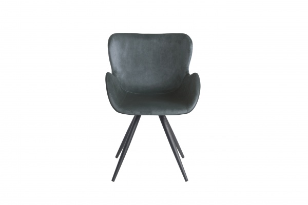 Стул Special4You Reita E6644 темно-серый/черный