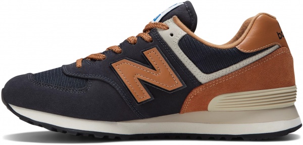Кроссовки New Balance ML574OT2 р.41,5 синий с коричневым