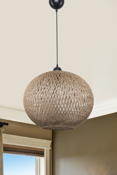 Підвіс Luna Yumak 1x60 Вт Е27 кава MDL.4746 