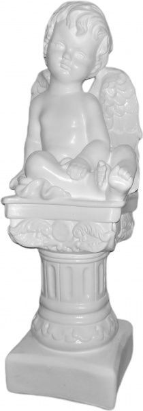 Статуетка Ангел на колоні середній