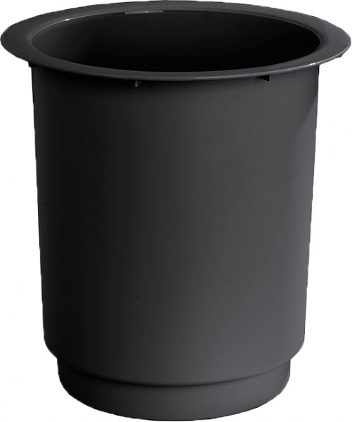 Вкладка в горшок Artevasi Santorini Pot круглый 17,5л антрацит 