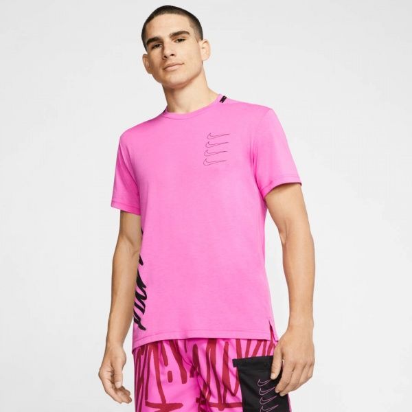 Футболка Nike M NK TOP SS PX CJ4619-623 S рожевий