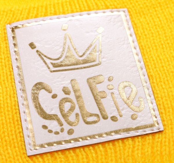 Шапочка детская для девочки Kraft+ 2641 р.50 желтый 