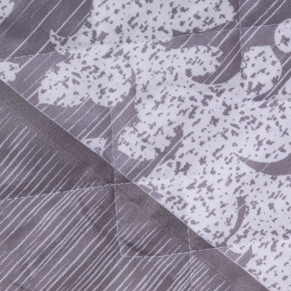 Покривало стьобане 210x240 см Homeline світло-фіолетовий 