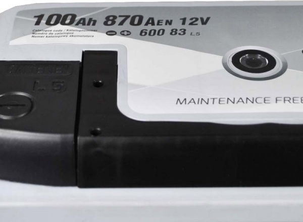 Акумулятор автомобільний ZAP Silver (600 83) 100Ah 870A 12V «+» праворуч