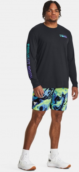 Футболка Under Armour UA PJT ROCK BRAHMA LS 1379840-001 р.M черный