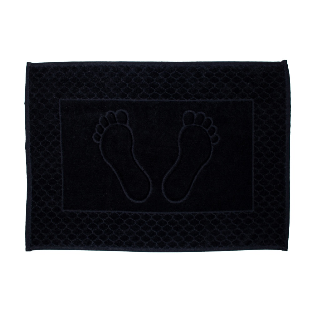 Коврик VELOUR CELLS 50x70 см черный La Nuit