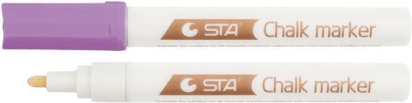 Маркер меловой STA 1010 2 мм STA1010-F06 фиолетовый 