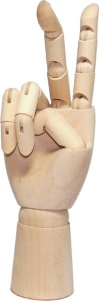 Манекен Кисть мужская права дерево натуральное D.K.Art&Craft