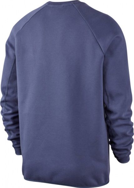 Світшот Nike M NSW TCH FLC CRW LS 928471-557 р. 2XL фіолетовий