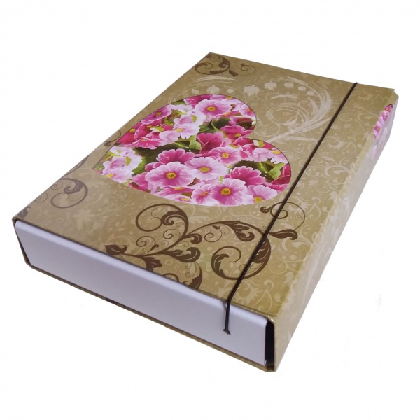 Папка-короб на резинке А4 60 мм PP-покрытие в ассортименте iTEM