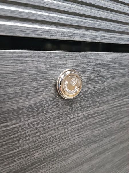 Двері вхідні Булат Статус 518 венге сірий 2050x950мм праві