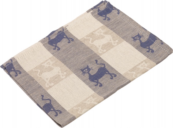 Рушник жакардовий Мурчик коти 37x48 см Галерея льону різнокольоровий 
