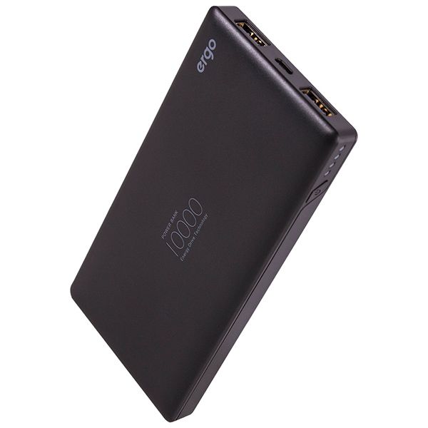 Портативное зарядное устройство Ergo 10000 mAh black (LP-83B)