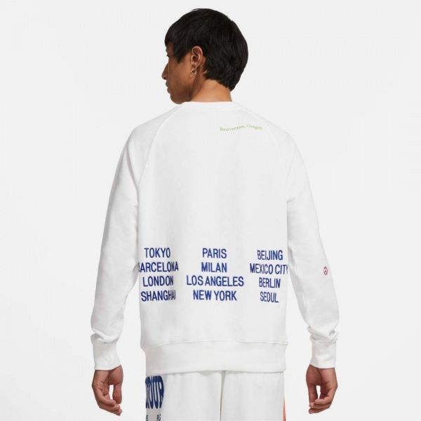 Світшот Nike M NSW FT CRW WTOUR DD0882-100 р. S білий