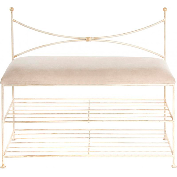 Подставка для обуви на 2 полки, Марсель 300x900x800 мм / белый 