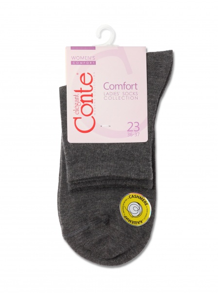 Носки женские Conte COMFORT 20С-67СП р.25 темно-серый