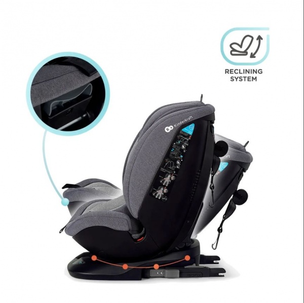 Автокресло Kinderkraft Xpedition Grey серый