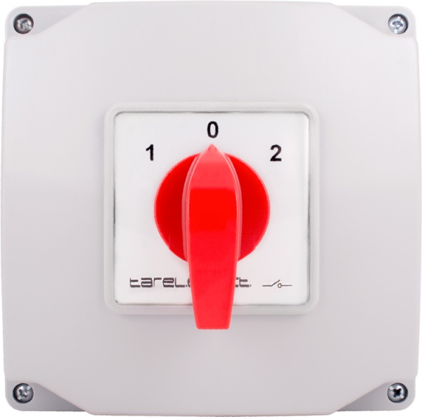 Переключатель пакетный E.NEXT LK40/3.323-ОВ/45 в корпусе 3p 1-0-2 40А IP44 8634-200