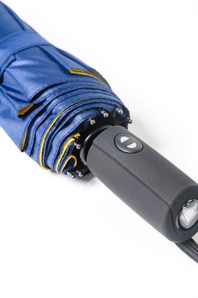 Зонт KRAGO с двойным куполом желтый/синий 