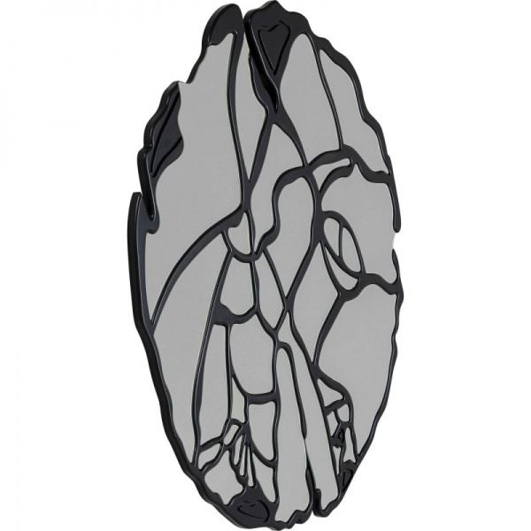 Зеркало настенное KARE Design Pieces черное 100 см 