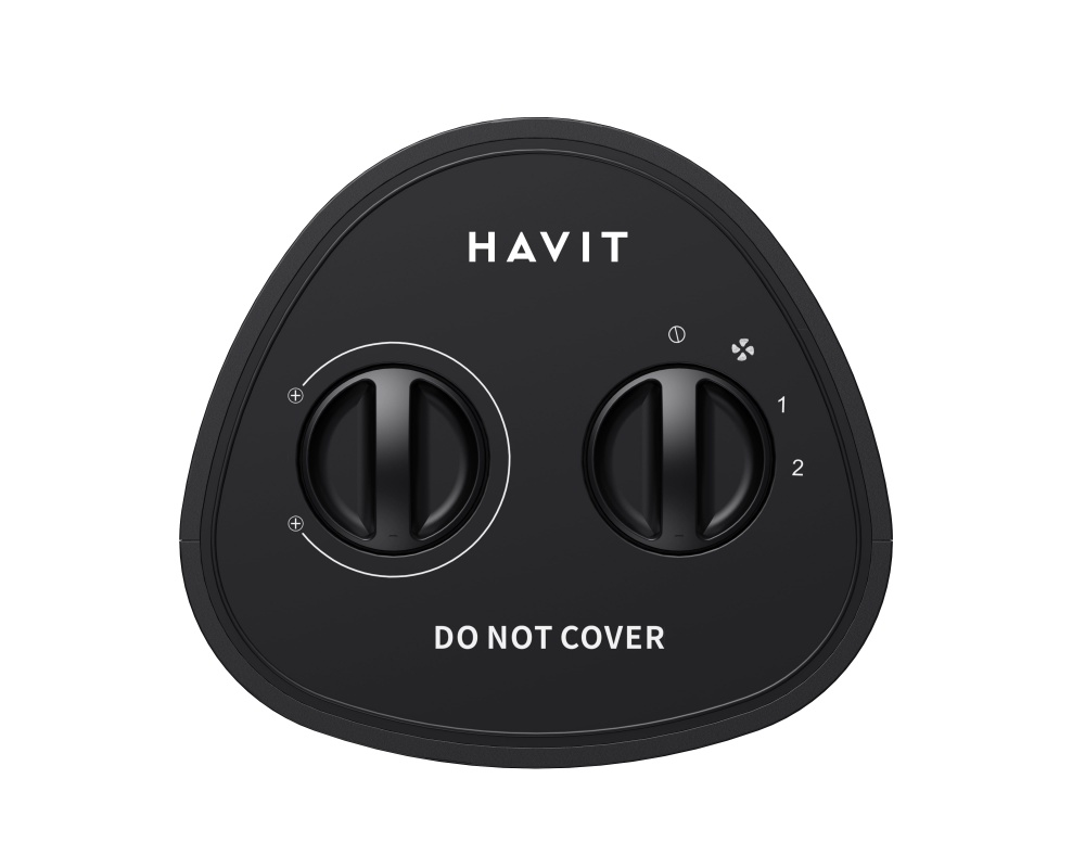 Тепловентилятор Havit HV-HT1227 1500W Black