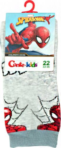 Шкарпетки дитячі Conte-Kids CK Marvel 17С-132СПМ 411 р.22 світло-сірий 