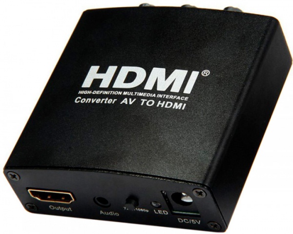 Конвертер PowerPlant чорний (CA911479) AV - HDMI HDCAV01 